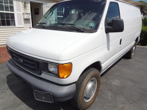 2006 ford e-350 super-utility diesel utility cargo van runs and looks excellent
