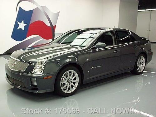 2007 cadillac sts v supercharged sunroof nav only 39k! texas direct auto