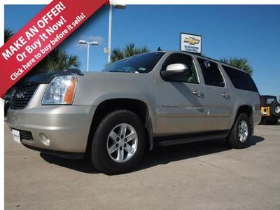 09 slt 1500 suv 5.3l cd power 8 cyl leather 3rd row onstar running boards hitch