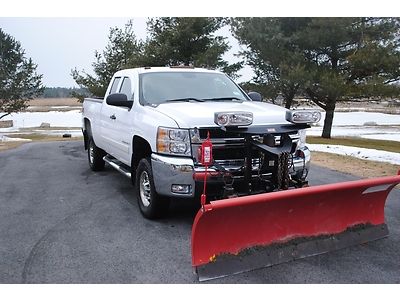 2008 chevy silverado 2500 hd 4x4 towing package western plow bed liner automatic