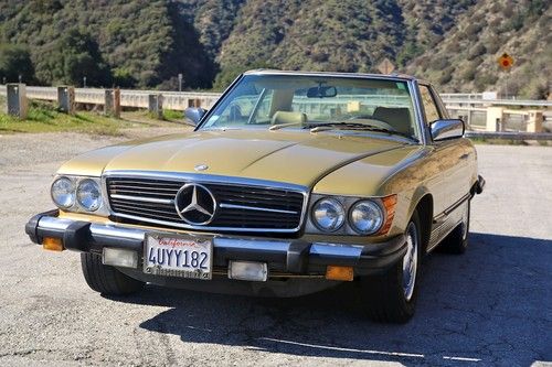 1977 mercedes benz 450 sl - two owner california vehicle