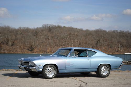 1968 chevelle, blue with custom flames, low original miles