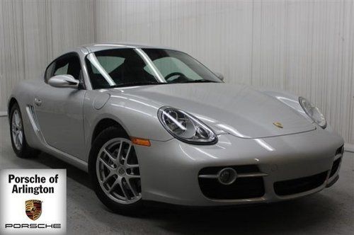 2008 porsche cayman silver coupe heated seats one owner automatic sound package