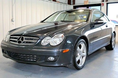 2009 mercedes-benz clk-350  2dr cpe leather roof one owner