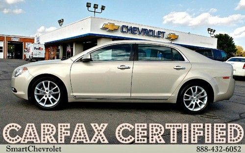 2009 chevrolet malibu ltz carfax certified 2 owners no accidents leather seats