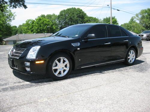 2008 cadillac sts 4 (awd) 3.6 v6 nav /  moonroof / 2 more yrs extended warranty