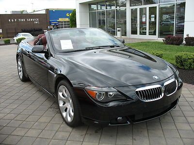 2006 bmw 650i convertible 4.8l v8 6 speed manual transmission warranty included!