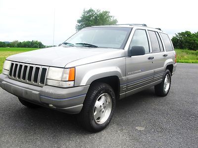 98 grand cherokee leather  4x4 all wheel drive awd non smoker no reserve a/c 99