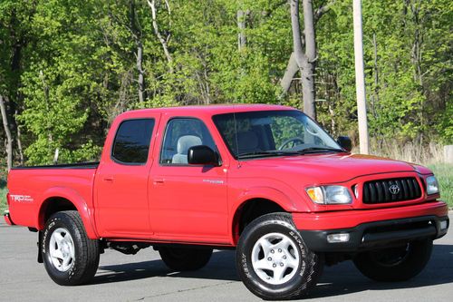 2002 toyota tacoma double cab 4x4 v6 trd off-road sharp clean carfax one owner!