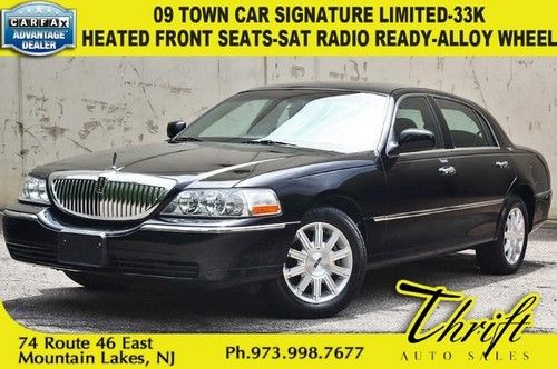 09 town car signature limited-33k-heated front seats-sat radio ready-alloy wheel