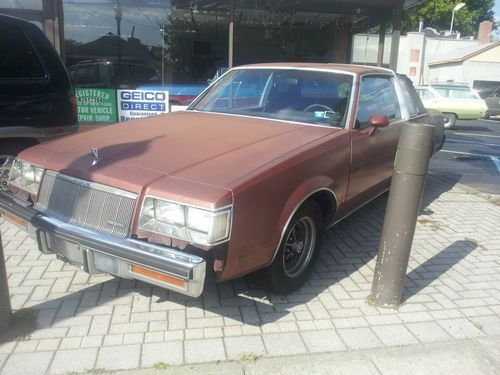 Buy Used 1986 Buick Regal With Bucket Seats No Reserve