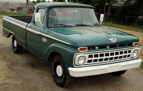 1965 ford f-100 pickup,very rare, all original, 1 owner, rust free classic, 352