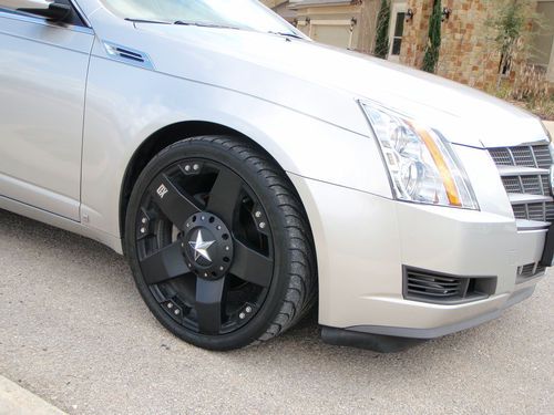 2008 cadillac cts - full warranty to 75k miles....custom wheels