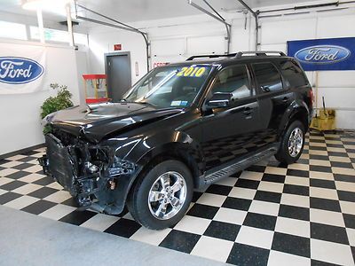 2010 ford escape limited 4x4 leather no reserve salvage rebuildable sunroof