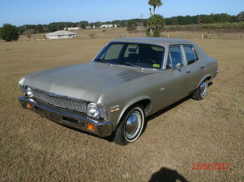 1972 chevrolet nova base sedan 4-door 5.7l