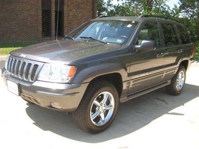 2002 jeep grand cherokee overland 4x4 4.7l ho  loaded !