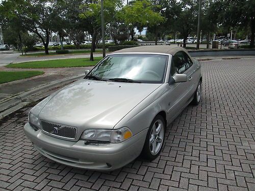 2001 volvo c70 turbo convertible fla car 102k no accidents low reserve like new