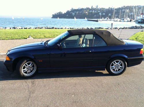 1997 bmw 328ic convertible, montreal blue with sand interior