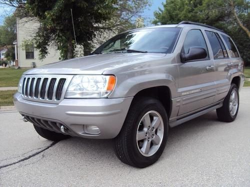 1-owner 2002 jeep grand cherokee overland 4.7l v8 h.o. 4x4