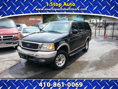 4x4 clean title 3rd row 6 disc changer leather tow package  no fees no reserve