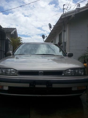 1991 brown honda accord lx sedan 4-door 2.2l very good condition