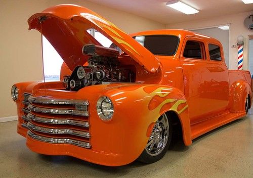 1948 chevy pickup extended cab/ custom/ hotrod, award winning