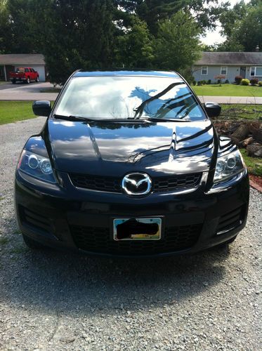 2008 mazda cx-7, black on black with 100k warranty