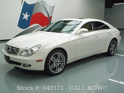 2006 mercedes-benz cls500 sunroof nav climate seats 66k texas direct auto