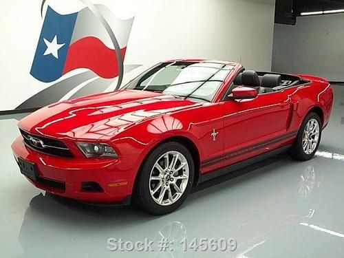 2010 ford mustang premium convertible pony leather 33k! texas direct auto