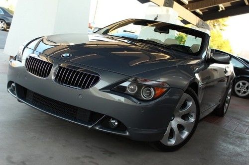 2007 bmw 650i convertible. sport pkg. heads up. loaded. like new. clean carfax.