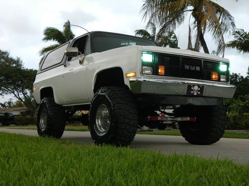 86 gmc jimmy k5 chevy blazer 60korig miles! frame on resto w/receipts no reserve