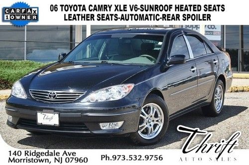 06 toyota camry xle v6-heated seats-sunroof-rear spoiler-finance price only