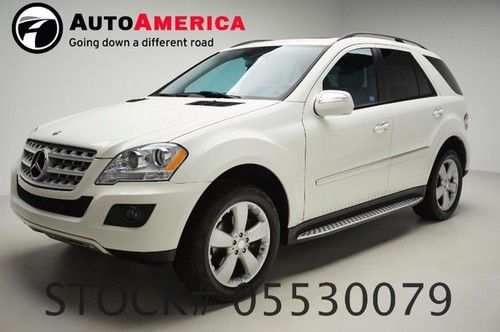 53k low miles mercedes ml350 white suv leather one 1 owner certified
