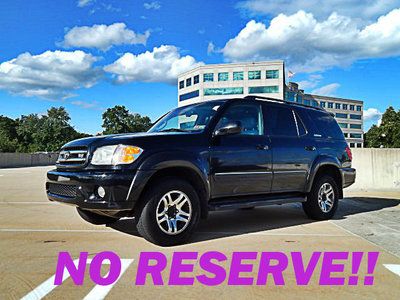 2004 toyota sequoia limited  one owner loaded..awd tow ready no reserve!!!