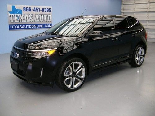 We finance!!!  2011 ford edge sport pano roof nav heated leather sync texas auto