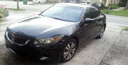Black, honda, accord, coupe, 1 owner, accident free, clean title,