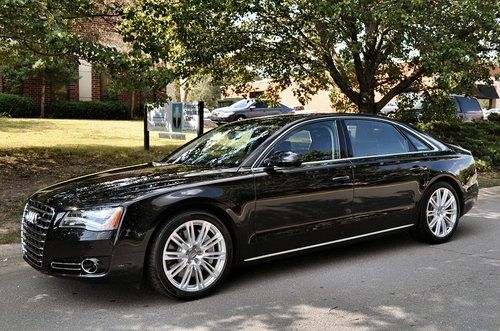Loaded 2012 audi a8 quattro l, night vision, led, dual tvs, bang olufsen, more..