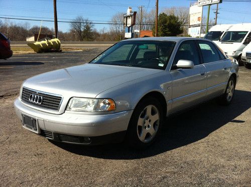 2002 audi a8 l. silver on black. perfect car with all options! looks and drives!