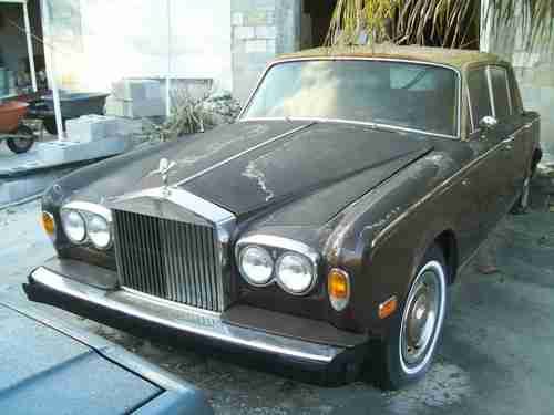 Buy Used 1976 Rolls Royce Long Wheelbase Project Car Barn Find