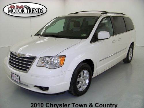 2010 chrysler town &amp; country touring plus dual dvd rearcam two tone leather 43k