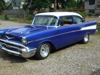 57 chevy 210  8 cylinder