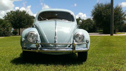 1957 volkswagen beetle deluxe oval window! restored! mint condition!