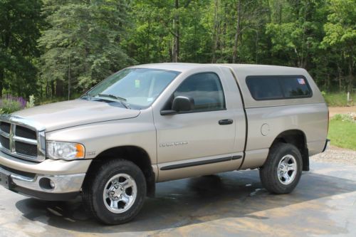 Dodge ram 1500 4x4 low miles 2004 hemi matching cap slt and crome package