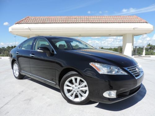 Low miles es350 factory warranty financing available black leather