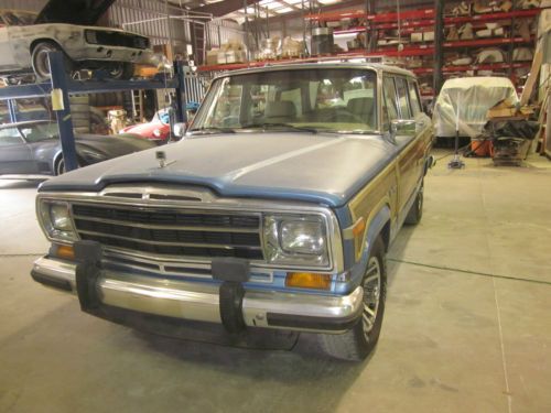 1991 jeep grand wagoneer project car - limited edition year