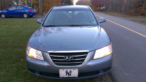09 sonata silver blue one owner v6 engine 90k highway miles ..low price!