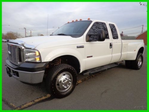 2006 ford f-350 ext cab dually 4x4 diesel pickup runs great clean carfax