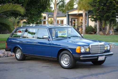 1985 300td wagon,excellent condition,2nd owner,original california car,low miles