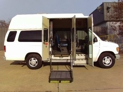 High-top extended handicap wheelchair lift accessible van**7.3 turbo diesel**