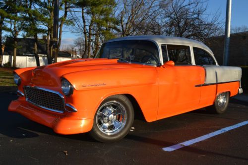 1955 chevy super nice zz4 4 speed ,leather,power brakes, true american hot rod